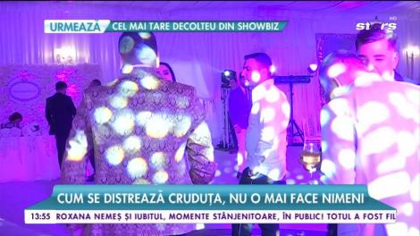 Daniela Crudu, fără limite la botezul fetiţei lui Liviu Vârciu