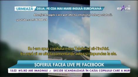 Imagini incredibile cu accidentul înfiorător din Ungaria! Șoferul făcea live pe Facebook