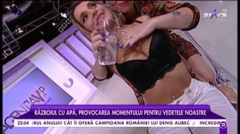 Războiul cu apă, provocarea momentului pentru vedete la Agenția VIP