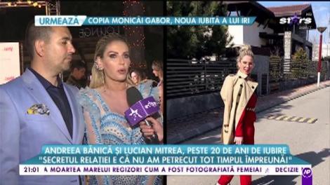 Andreea Bănică și Lucian Mitrea, peste 20 de ani de iubire
