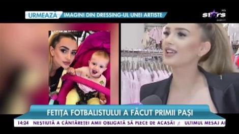 Fetiţa lui Steliano Filip făcut primii paşi