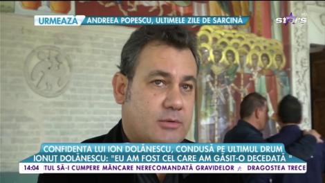 Ionuț Dolănescu, în lacrimi. Confidenta artistului este condusă pe ultimul drum