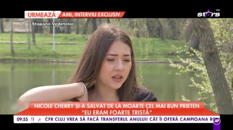 Momente grele pentru Nicole Cherry! Și-a salvat de la moarte cel mai bun prieten: "Nu ştiam ce să îi mai fac să nu mai plângă. Mă puneam lângă el pe jos"