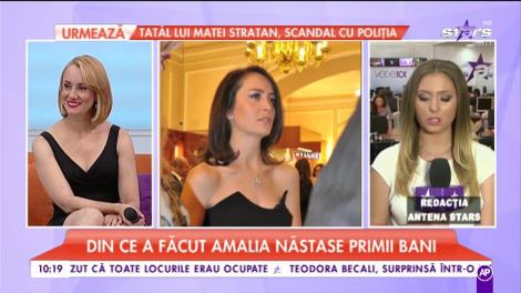 Cum a făcut Amalia Năstase primii bani: ”Am împărțit flyere pe stradă, în București”