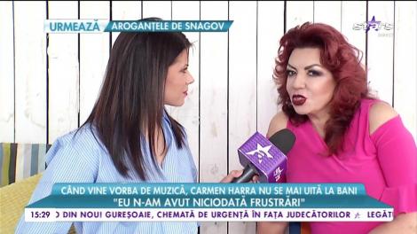 Când vine vorba de muzică, Carmen Harra nu se mai uită la bani