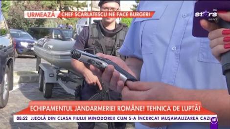 Ziua porților deschipe pentru copii la MAI. Echipamentul jandarmeriei române și tehnica de lupăt este expusă