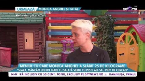S-a aflat. Acesta este meniul cu care Monica Anghel a slăbit 25 de kilograme!! Ce a mâncat vedeta!