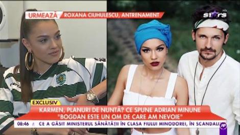 Karmen Minune dă din casă! Cântăreaţa a spus totul despre NUNTĂ şi despre cum se înţelege tatăl ei cu viitorul ginere: "A fost un drum foarte frumos"