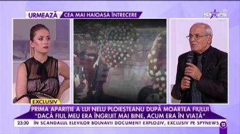 Prima apariție a lui Nelu Ploieșteanu după moartea fiului: ”Nu vreau să învinuiesc pe nimeni de moartea fiului meu”