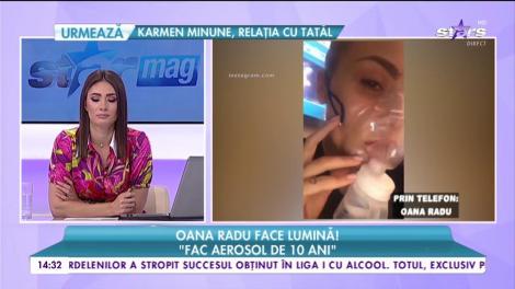 Oana Radu şi-a băgat fanii în sperieţi: "Fac aerosol de 10 ani"