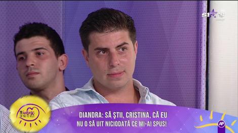 După 15 minute de la ieșirea din studio, fetele își cer scuze una celeilalte