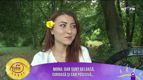 Nu încape nicio îndoială, Mona este o fată de viață: "Sunt ambițioasă, iubesc natura, muntele și îmi place să gătesc"