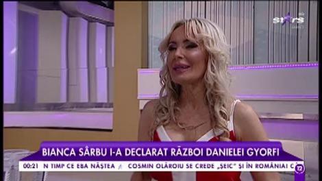 Bătaie cu apă în platoul Agenției Vip! Bianca Sârbu i-a declarat război Danielei Gyorfi