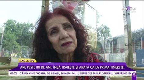 Tita Bărbulescu a a intrat în ”Casa groazei”. Are peste 80 de ani însă arată şi trăieşte ca la prima tinereţe