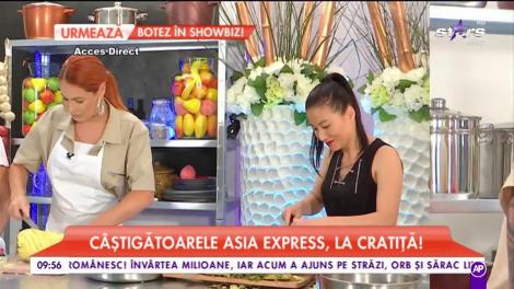 Raluka şi Ana Baniciu, câştigătoarele Asia Express, la cratiţă!