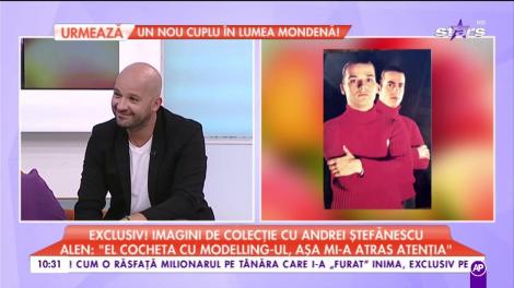 Imagini de colecție! Cum arăta Andrei Ștefănescu în urmă cu aproape 20 de ani, pe vremea când nu-i căzuse părul: ”Eram cârlionțat ca Michael Jackson!”