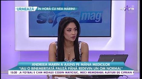 Andreea Marin a ajuns pe mâna medicilor!