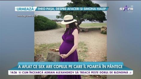 Anca Lungu a aflat ce sex are copilul pe care îl poartă în pântece