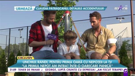 Unchiul Randi, pentru prima oară cu nepoțeii la TV: ”Imi doream demult copii”