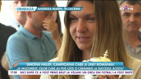 Simona Halep, campioana care a unit România: ”Acest trofeu este și al meu, și al româniei