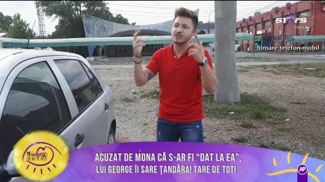 Acuzat de Mona că s-ar fi „dat la ea”, George are o reacție nervoasă