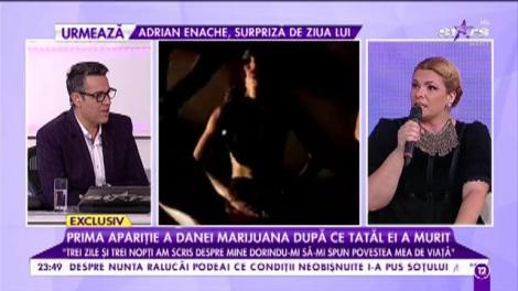 Prima apariție a Danei Marijuana după ce tatăl ei a murit: „Cred în reîncarnare și sunt sigură că tatăl meu se va întoarce”