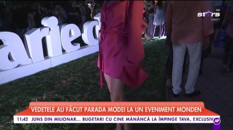 Una mai aranjată ca alta! Vedetele au făcut parada modei la un eveniment monden