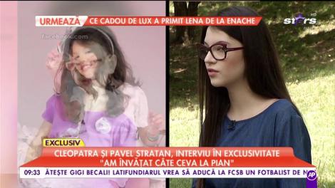 Cleopatra și Pavel Stratan, interviu în exclusivitate: "Am făcut ore de canto și încă fac"