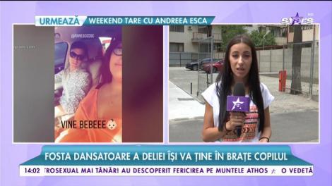 Andreea Popescu a născut, în sfârșit. Fosta dansatoare a Deliei își va ține copilul în brațe
