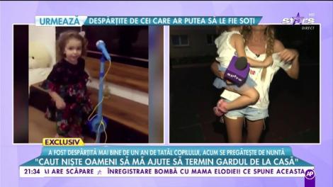 După un an de despărțire de tatăl fetiței sale, Roxana Vașniuc se pregătește de nuntă: "Dacă mi-a trebuit un copil, acum îl cresc"