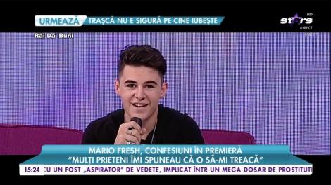 Mario Fresh, confesiuni în premieră. Detalii despre povestea de iubirea cu fiica Andreei Esca