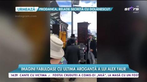 Aroganța supremă a unui cunoscut băait de oraș. Imagini fabuloase cu ultima aroganță a lui Alex Faur