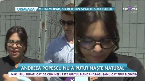 Andreea Popescu, interviu emoționant la externare. Vedeta nu a putut naște natural
