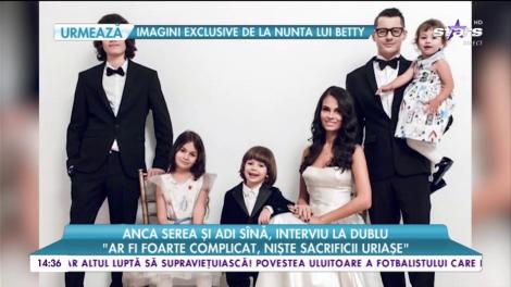 Anca Serea și Adi Sînă, interviu la dublu: ”Ar fi foarte complicat, niște sacrificii uriașe”