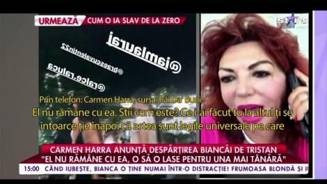Carmen Harra anunță despărțirea Biancăi de Tristan: ”Ei nu sunt suflete pereche”