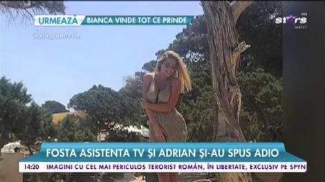 Fosta asistentă TV și musculosul Adrian Cristea și-au spus adio