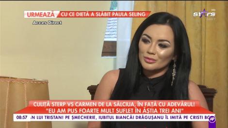 Culiţă Sterp vs. Carmen de la Sălciua, faţă în faţă cu adevărul