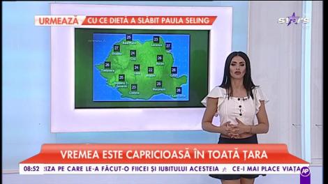 Vremea este capricioasă în toată țara. Maxima zilei va ajunge până la 27°C