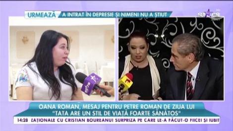 Oana Roman, mesaj pentru Petre Roman de ziua lui