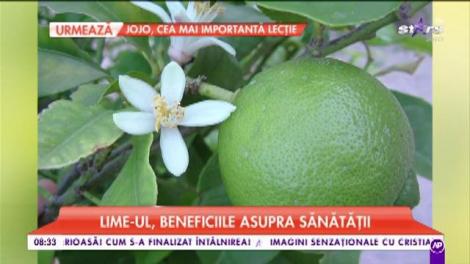 Lime-ul, beneficiile asupra sănătății