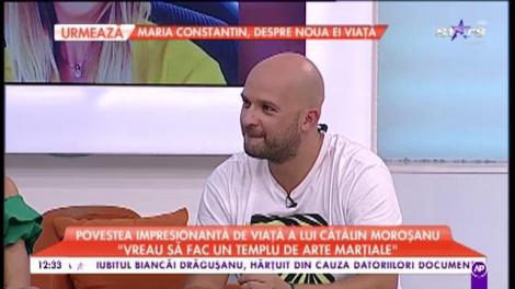 Povestea impresionantă de viață a lui Cătălin Moroșanu: „Eu și soția mea ne-am cunoscut în tren”
