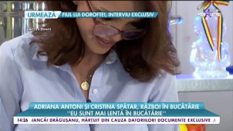 Adriana Antoni și Cristina Spătar, război în bucătărie