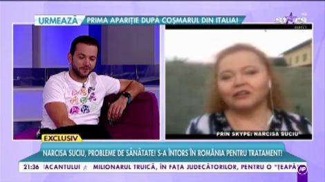 Narcisa Suciu, probleme de sănătate! S-a întors de urgenţă în România pentru tratament