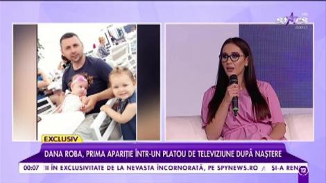 Dana Roba, prima apariție într-un platou de televiziune după naștere. Cum arată vedeta, deși a născut a doua oară