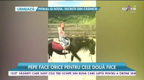Pepe a fugit de acasă cu cele două fetițe. Le-a dus în cea mai tare vacanță