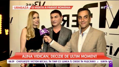 Alina Vidican, decizie de ultim moment. Ce mesaj are pentru Cristi Borcea