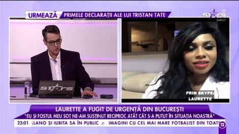 Laurette a fugit de urgență din București. Motivul pentru care vedeta a părăsit Capitala