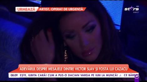 Adevărul despre mesajele dintre Victor Slav și fosta lui Cătălin Cazacu