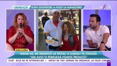 Oana Lis, de urgență la spital! A leșinat pe stradă: ”Am crezut că mor”