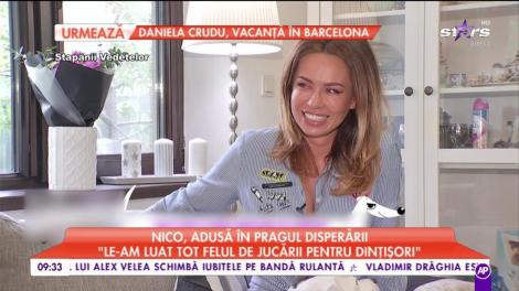 Nico, adusă în pragul disperării din cauza cățeilor: "Bubu i-a furat friptura soțului meu"